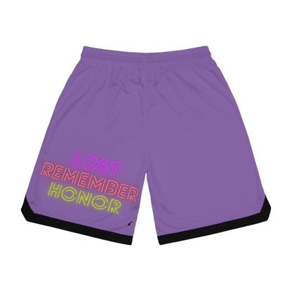 Basketball Rib Shorts: Wolves Lite Purple