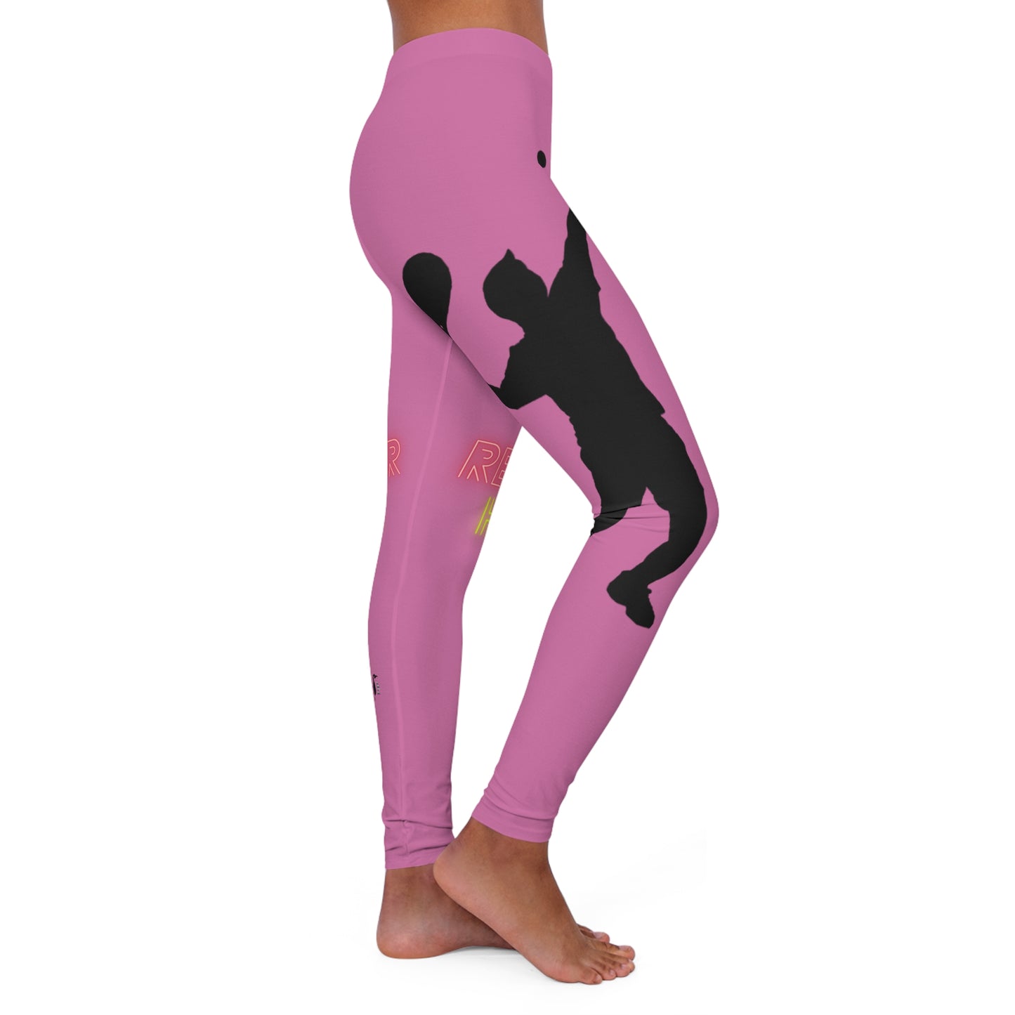 Women's Spandex Leggings: Tennis Lite Pink