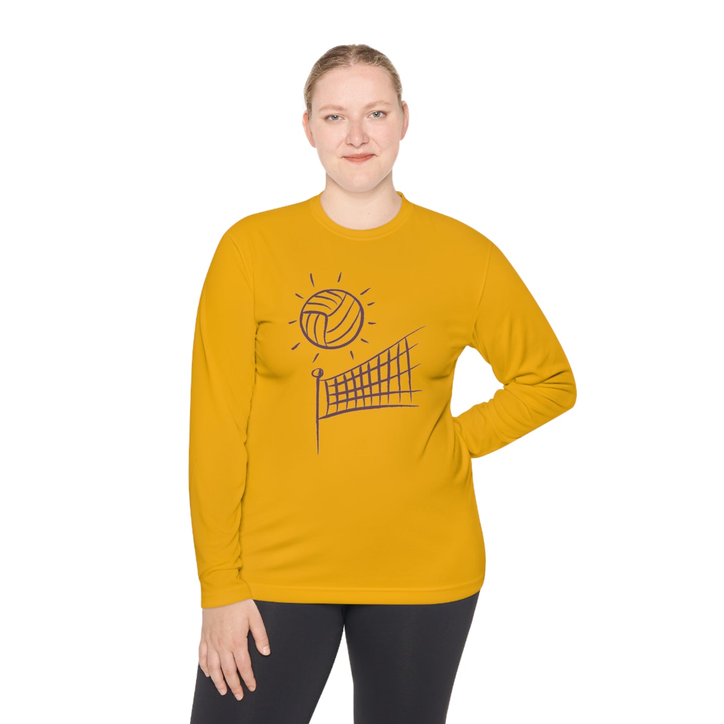 Lightweight Long Sleeve Tee: Volleyball #1