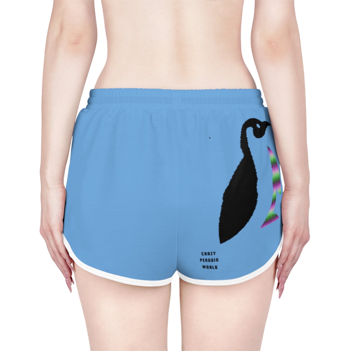 Women's Relaxed Shorts: Lost Remember Honor Lite Blue