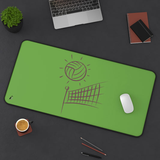 Desk Mat: Volleyball Green