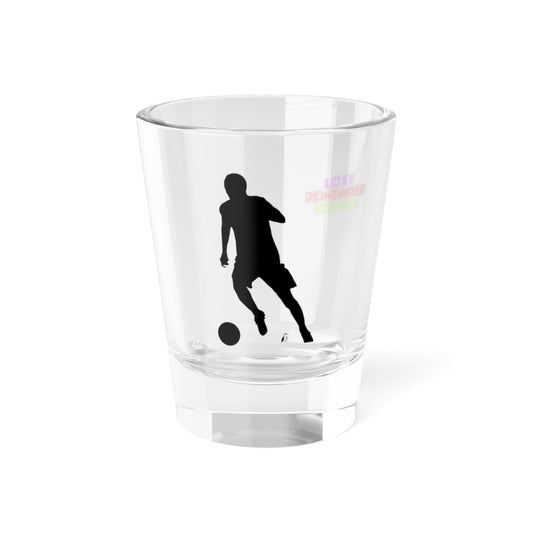 Shot Glass, 1.5oz Soccer