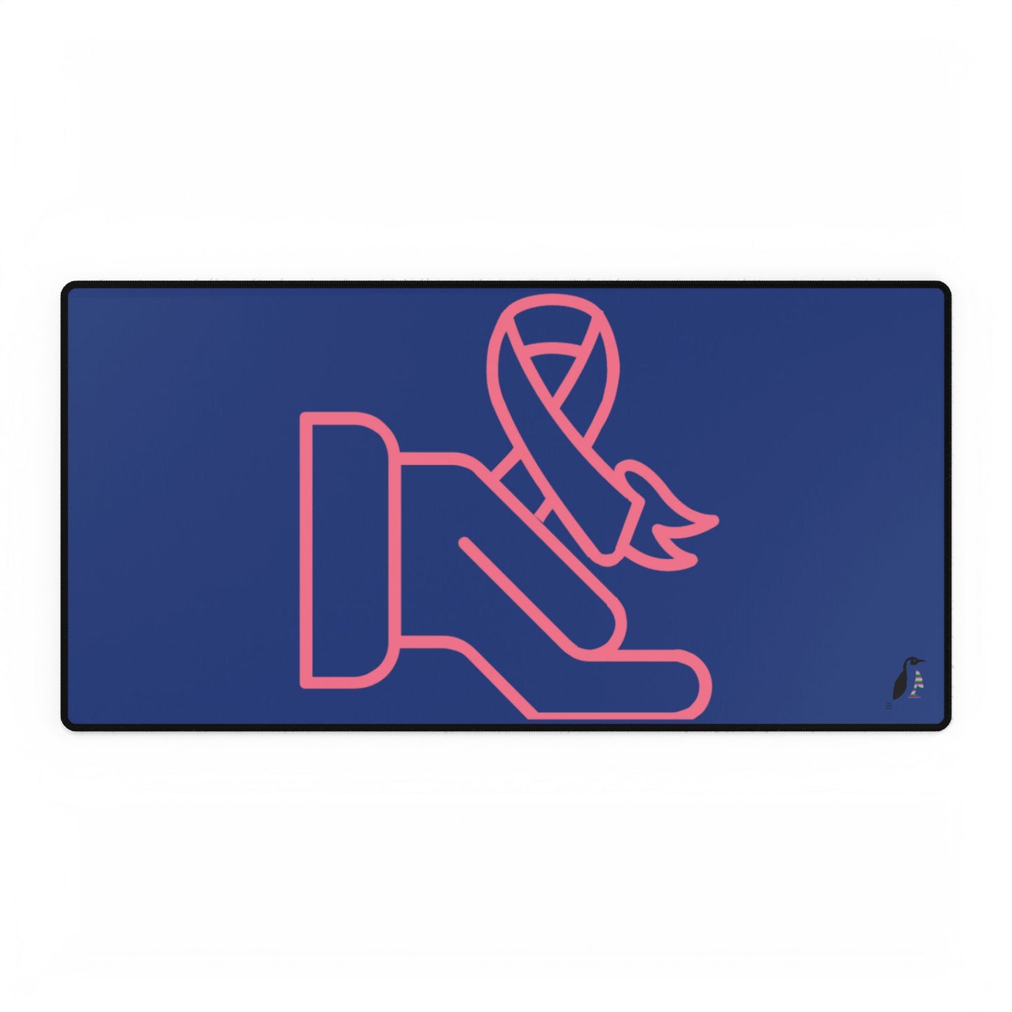 Desk Mats: Fight Cancer Blue