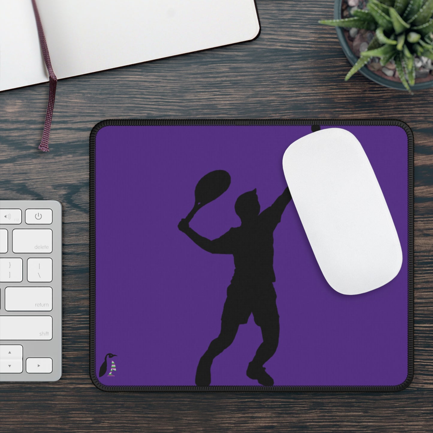 Gaming Mouse Pad: Tennis Purple