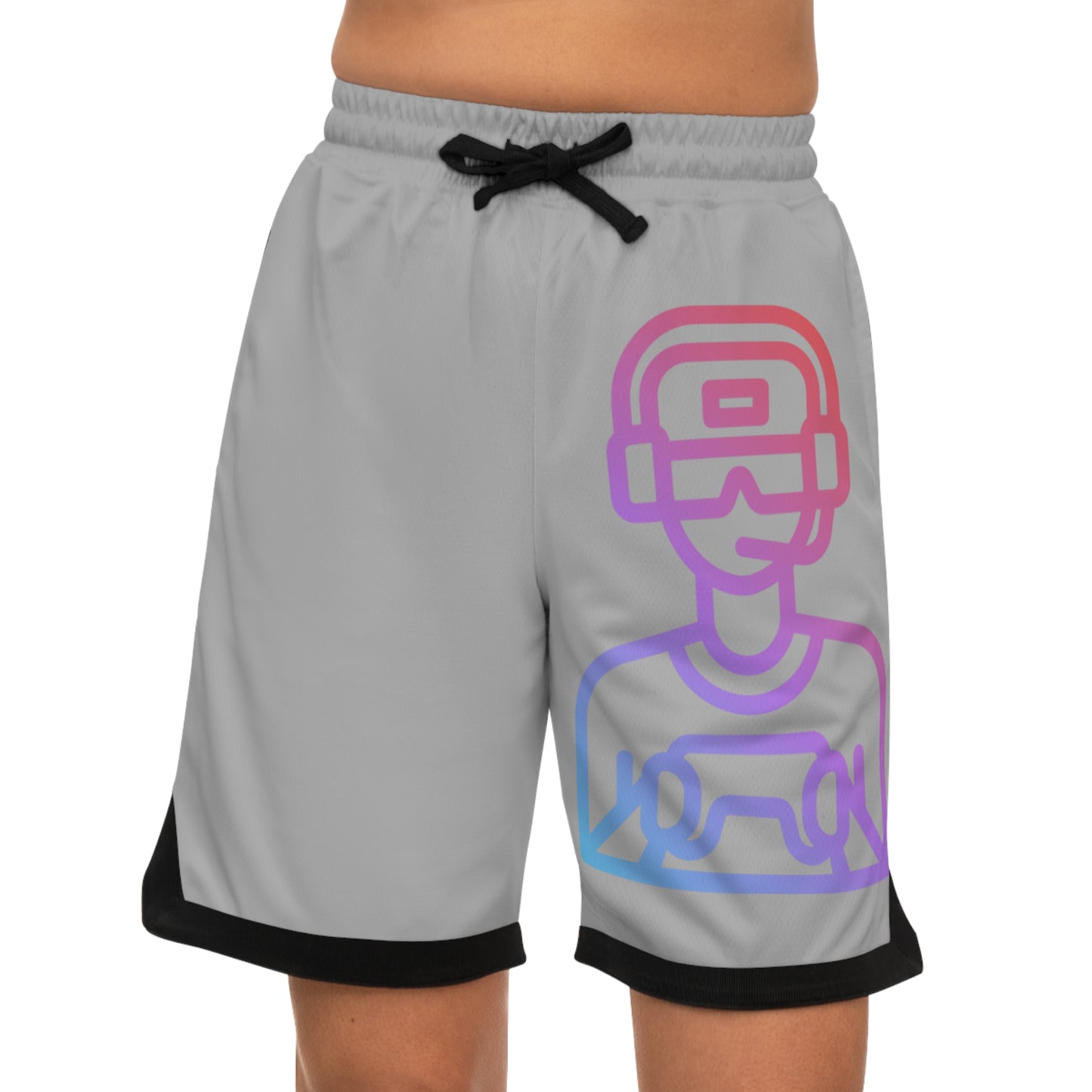 Basketball Rib Shorts: Gaming Lite Grey