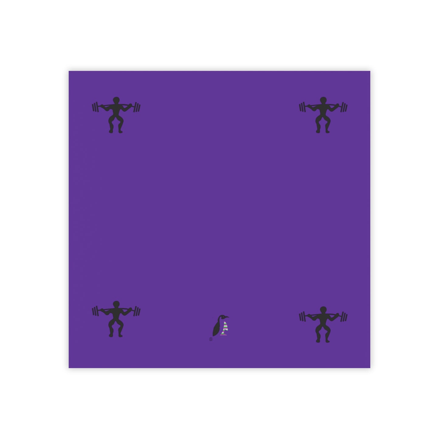 Post-it® Note Pads: Weightlifting Purple