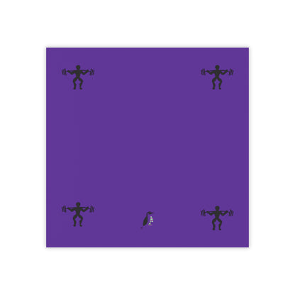 Post-it® Note Pads: Weightlifting Purple