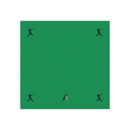 Post-it® Note Pads: Baseball Dark Green