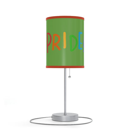 Lamp on a Stand, US|CA plug: LGBTQ Pride Green 