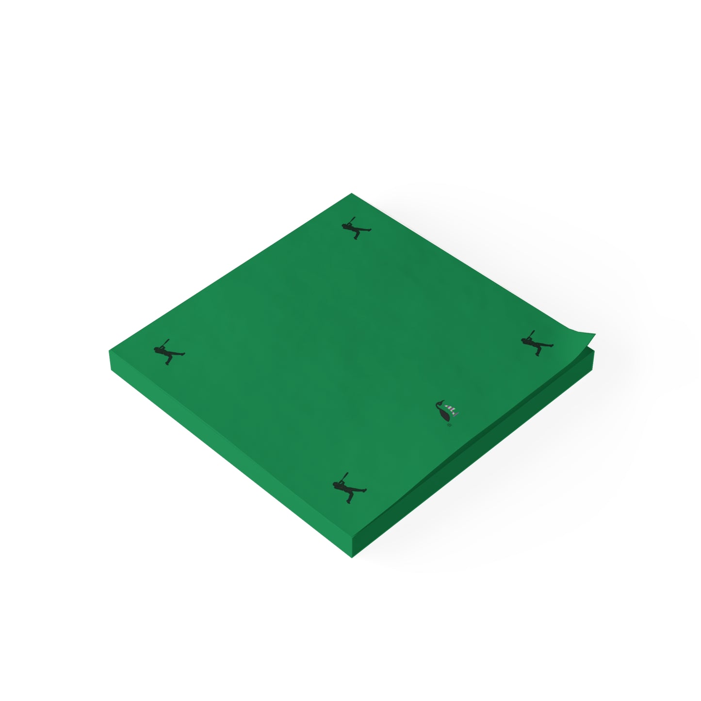 Post-it® Note Pads: Baseball Dark Green