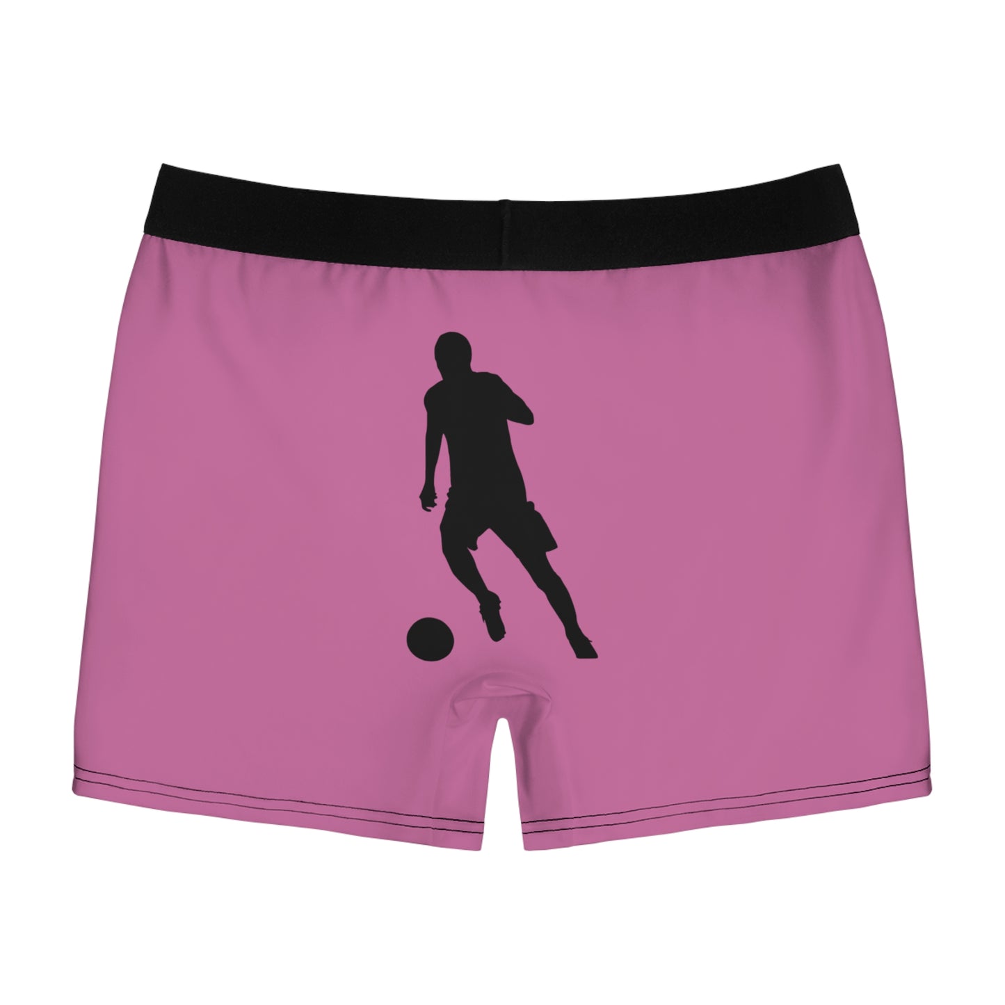 Men's Boxer Briefs: Soccer Lite Pink