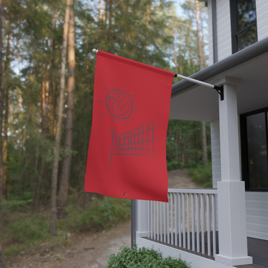 House Banner: Volleyball Dark Red