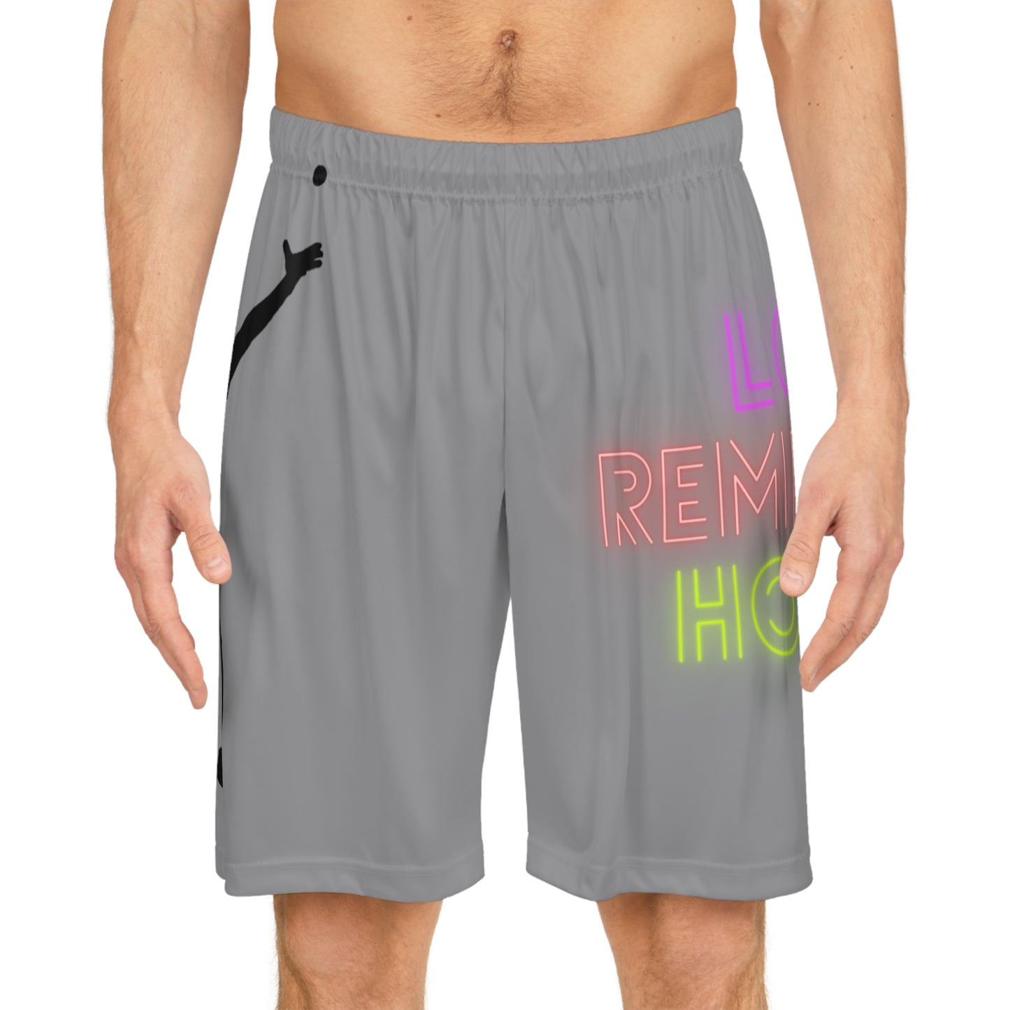 Basketball Shorts: Tennis Grey