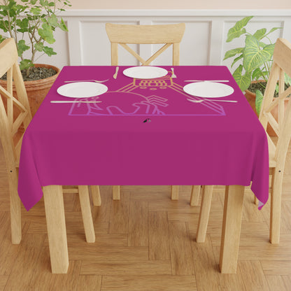 Tablecloth: Bowling Pink