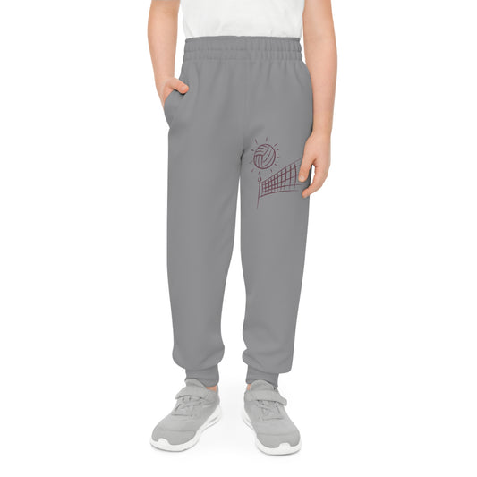 Youth Joggers: Volleyball Grey