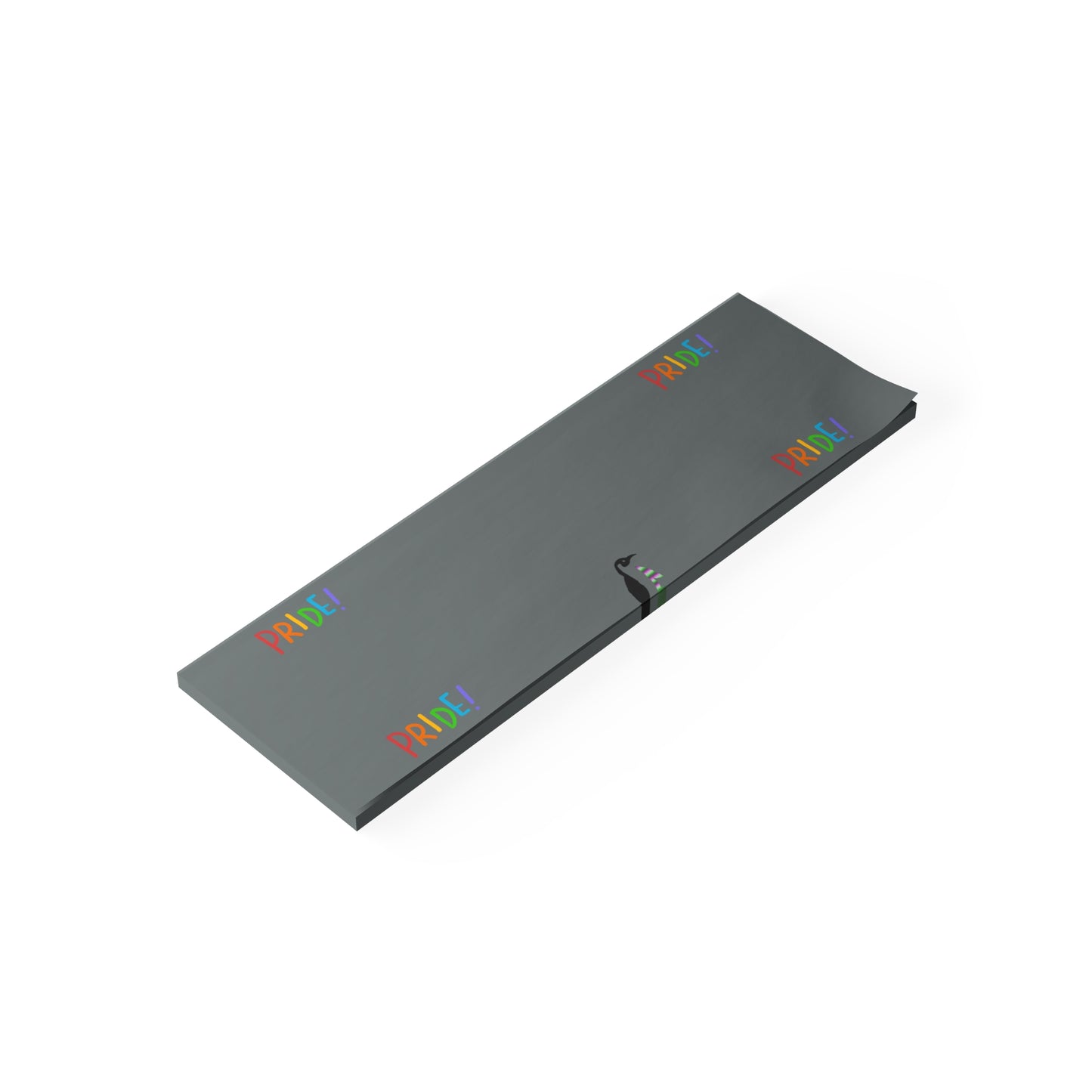 Post-it® Note Pads: LGBTQ Pride Dark Grey