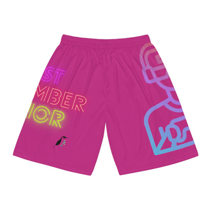 Basketball Shorts: Gaming Pink