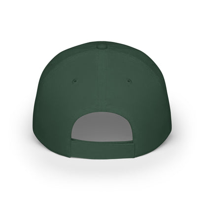 Low Profile Baseball Cap: Crazy Penguin World Logo