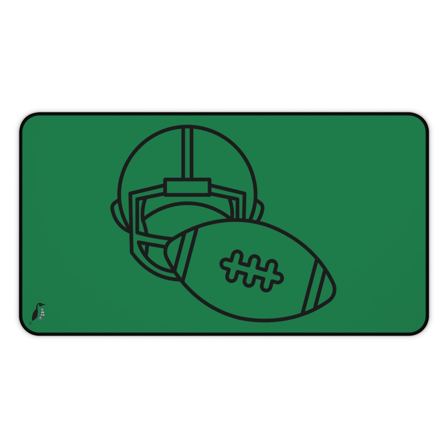 Desk Mat: Football Dark Green