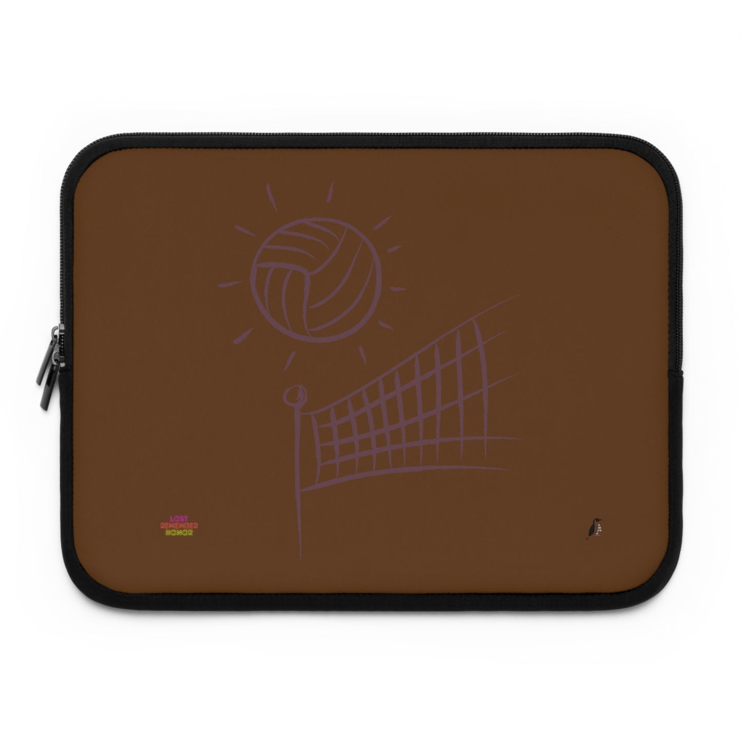 Laptop Sleeve: Volleyball Brown