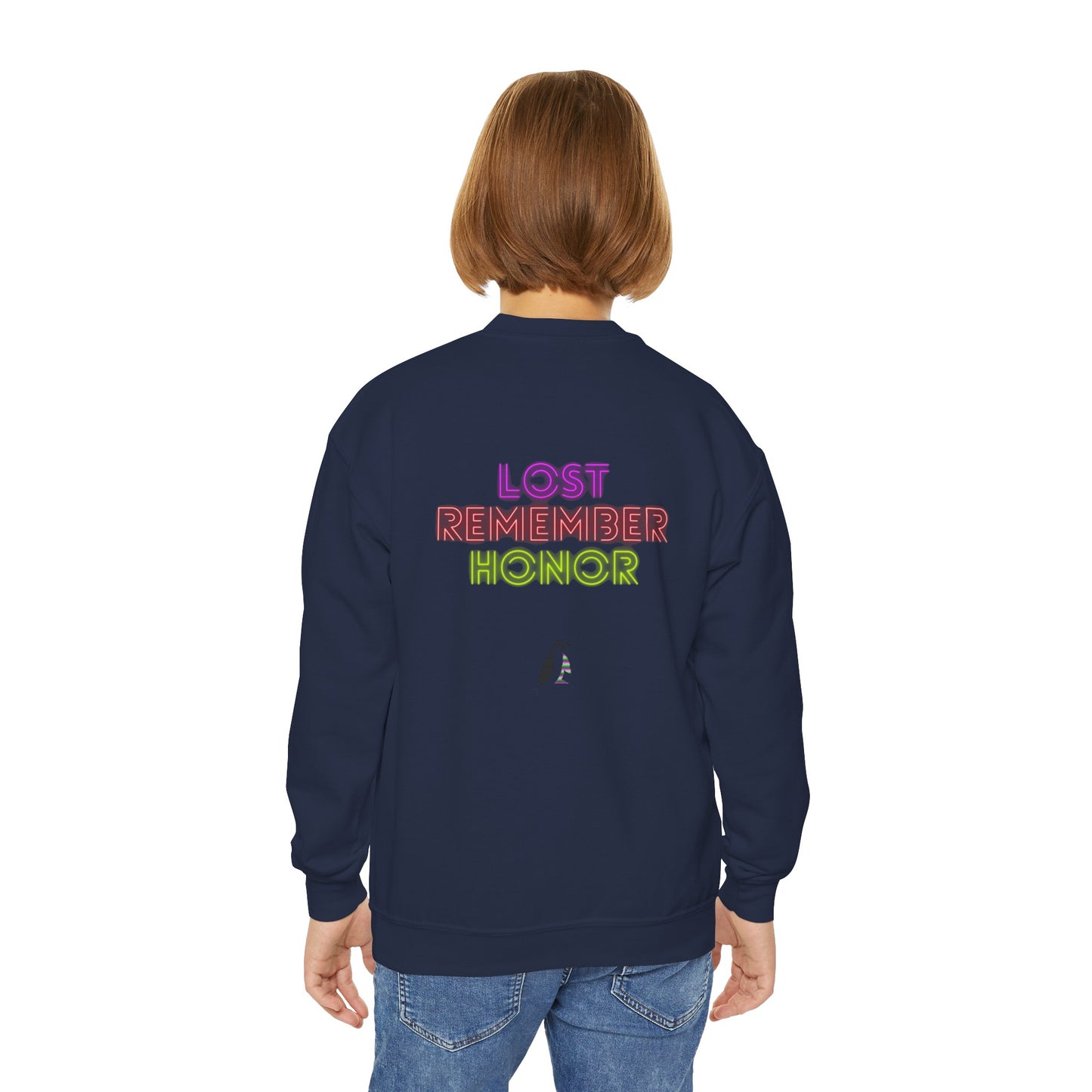 Youth Crewneck Sweatshirt: Weightlifting 