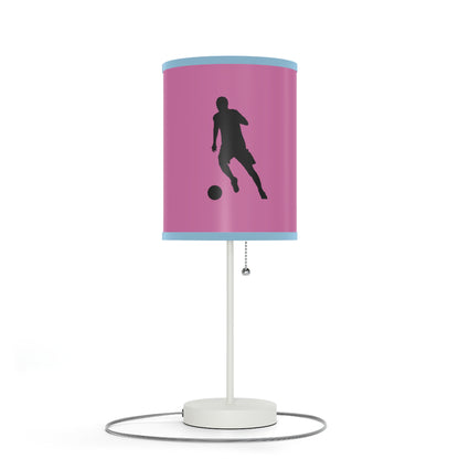 Lamp on a Stand, US|CA plug: Soccer Lite Pink