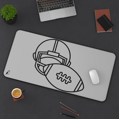 Desk Mat: Football Lite Grey