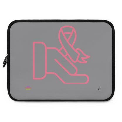 Laptop Sleeve: Fight Cancer Grey