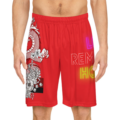 Basketball Shorts: Dragons Red