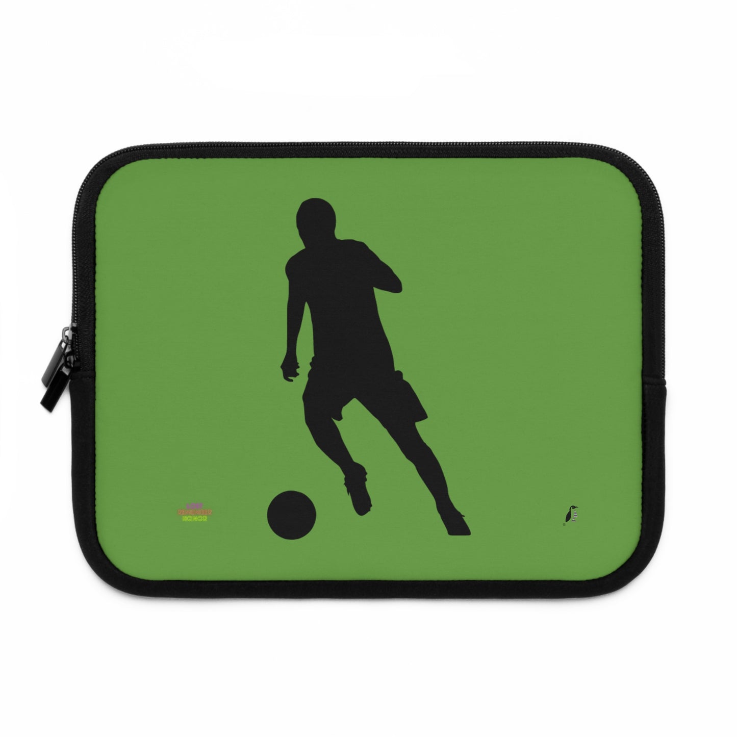 Laptop Sleeve: Soccer Green