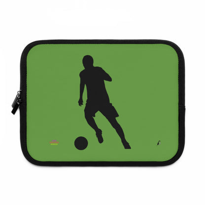 Laptop Sleeve: Soccer Green