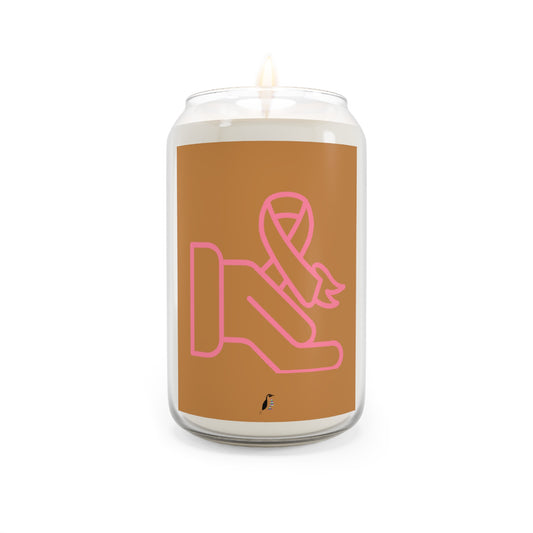 Scented Candle, 13.75oz: Fight Cancer Lite Brown