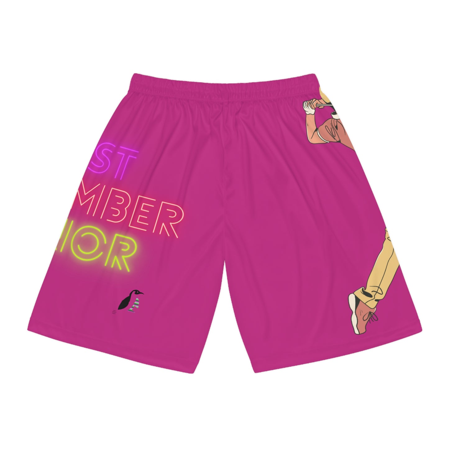 Basketball Shorts: Golf Pink