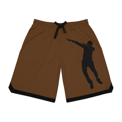 Basketball Rib Shorts: Dance Brown