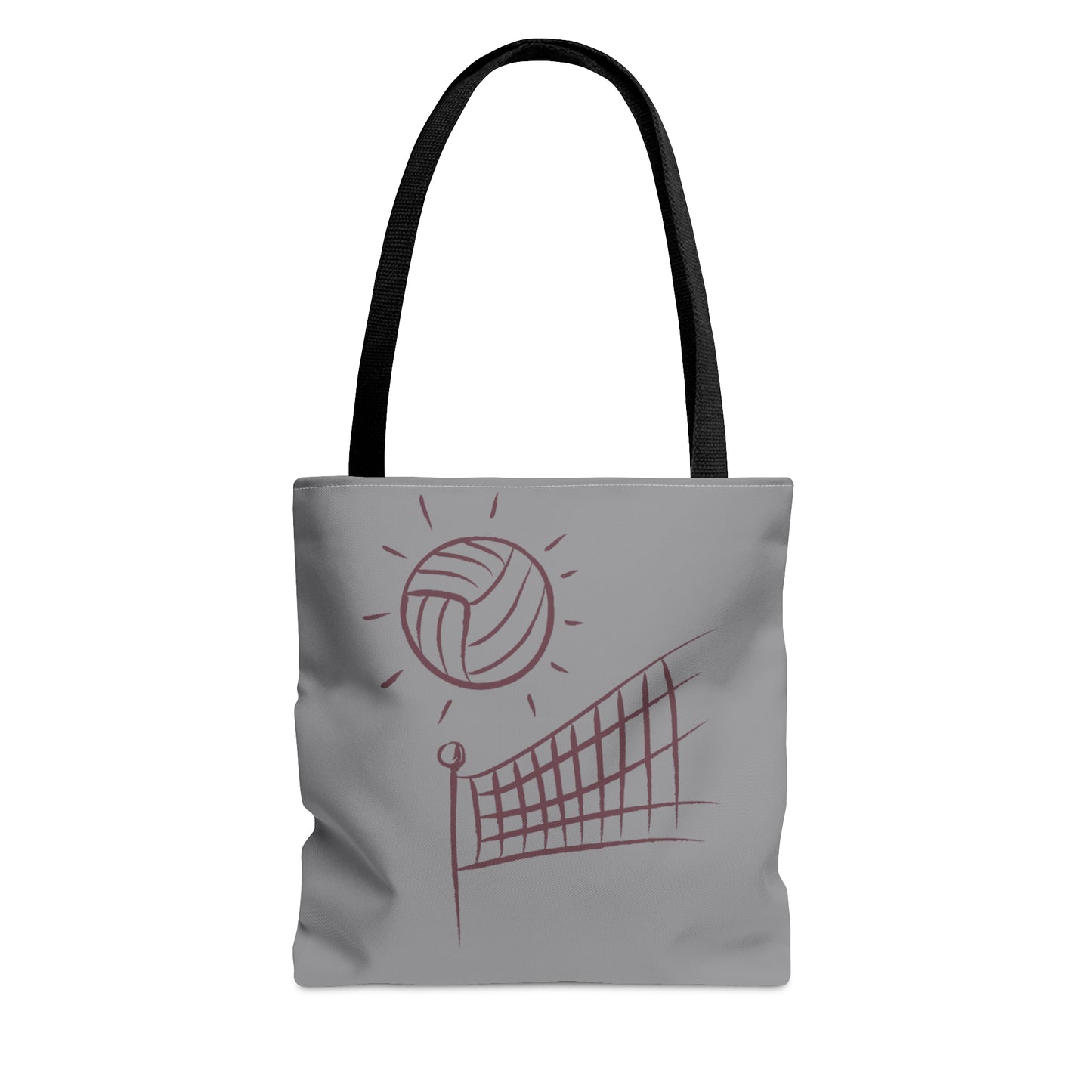 Tote Bag: Volleyball Grey