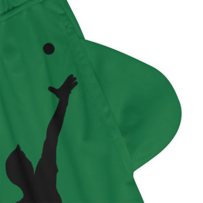 Basketball Rib Shorts: Tennis Dark Green