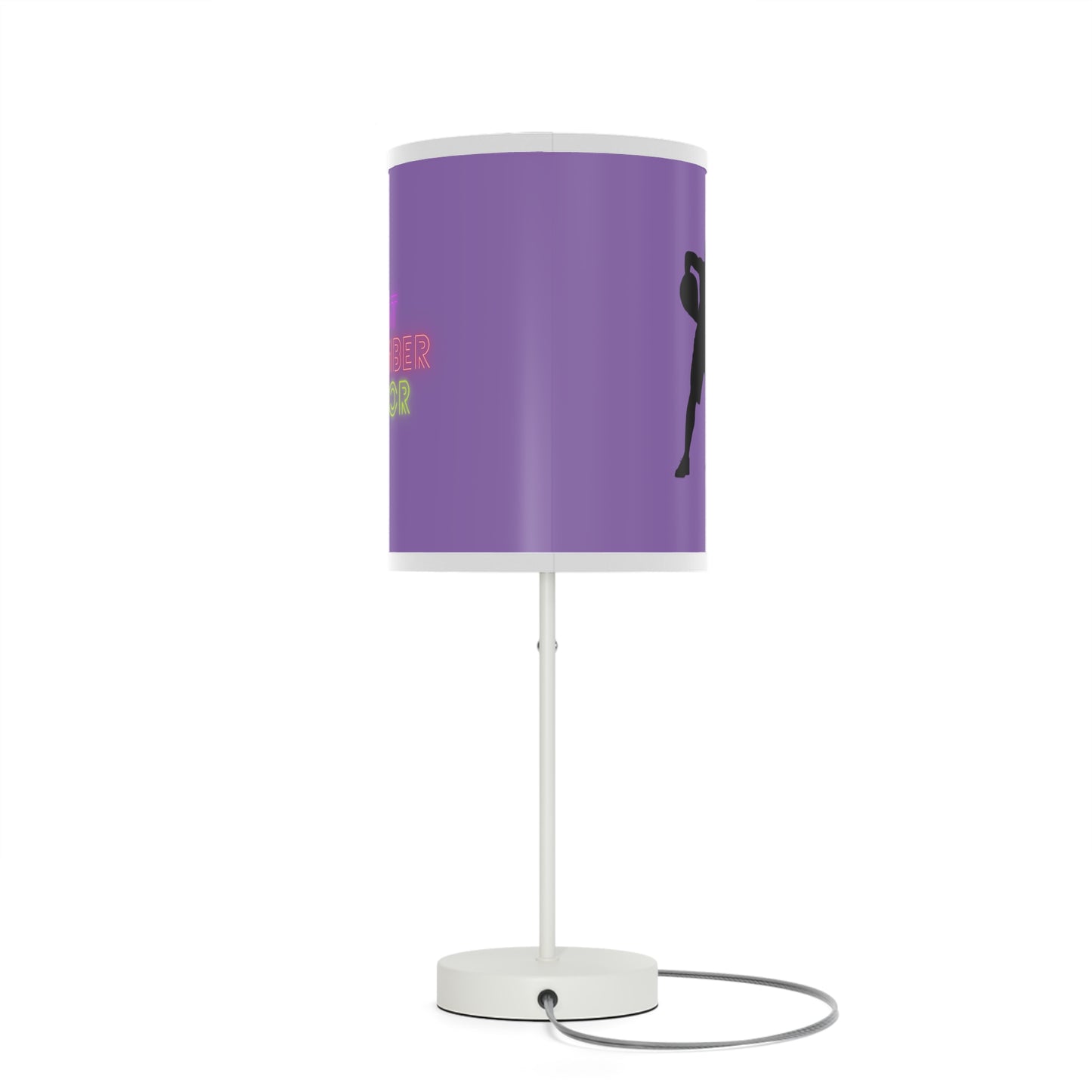 Lamp on a Stand, US|CA plug: Basketball Lite Purple