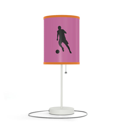 Lamp on a Stand, US|CA plug: Soccer Lite Pink