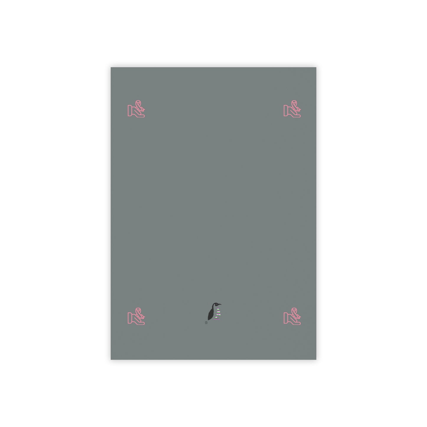 Post-it® Note Pads: Fight Cancer Dark Grey