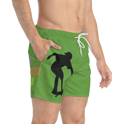 Swim Trunks: Skateboarding Green