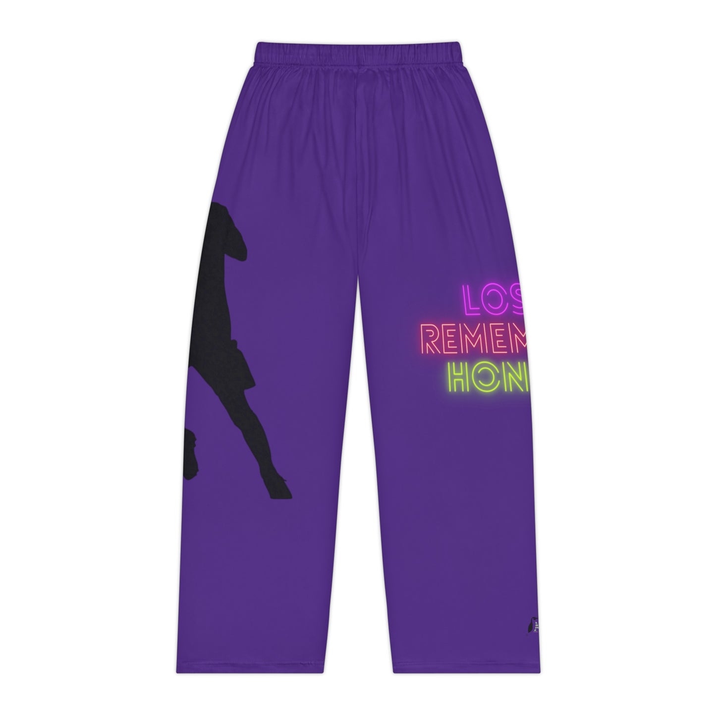 Pambabaeng Pajama Pantalon: Soccer Purple 