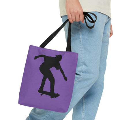 Tote Bag: Skateboarding Lite Purple