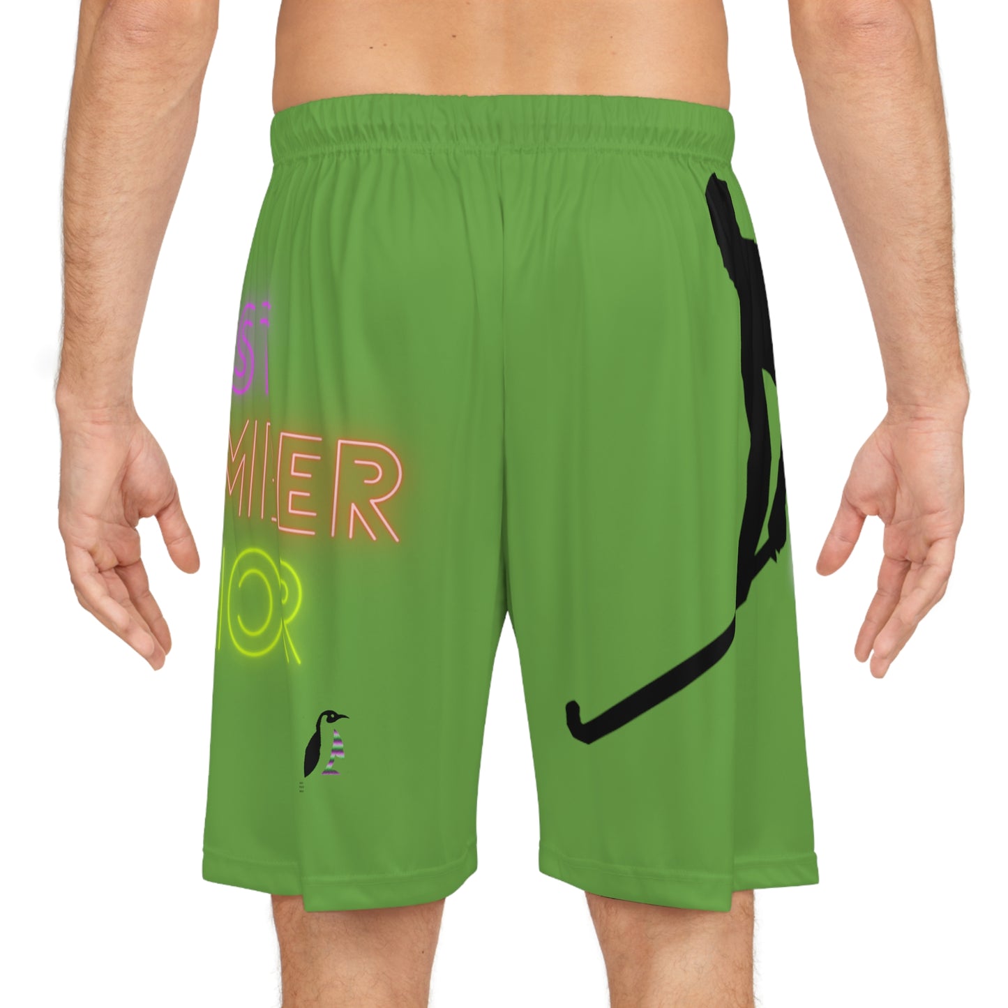 Basketball Shorts: Hockey Green