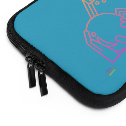 Laptop Sleeve: Bowling Turquoise