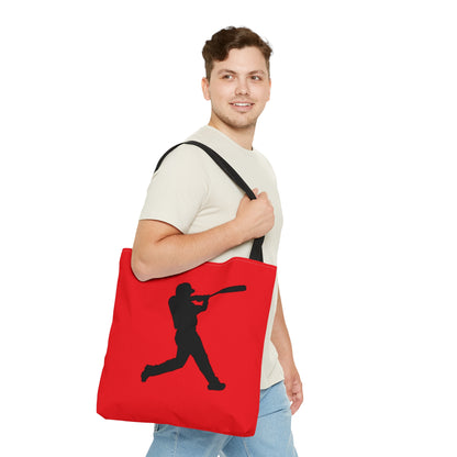 Tote Bag: Baseball Red