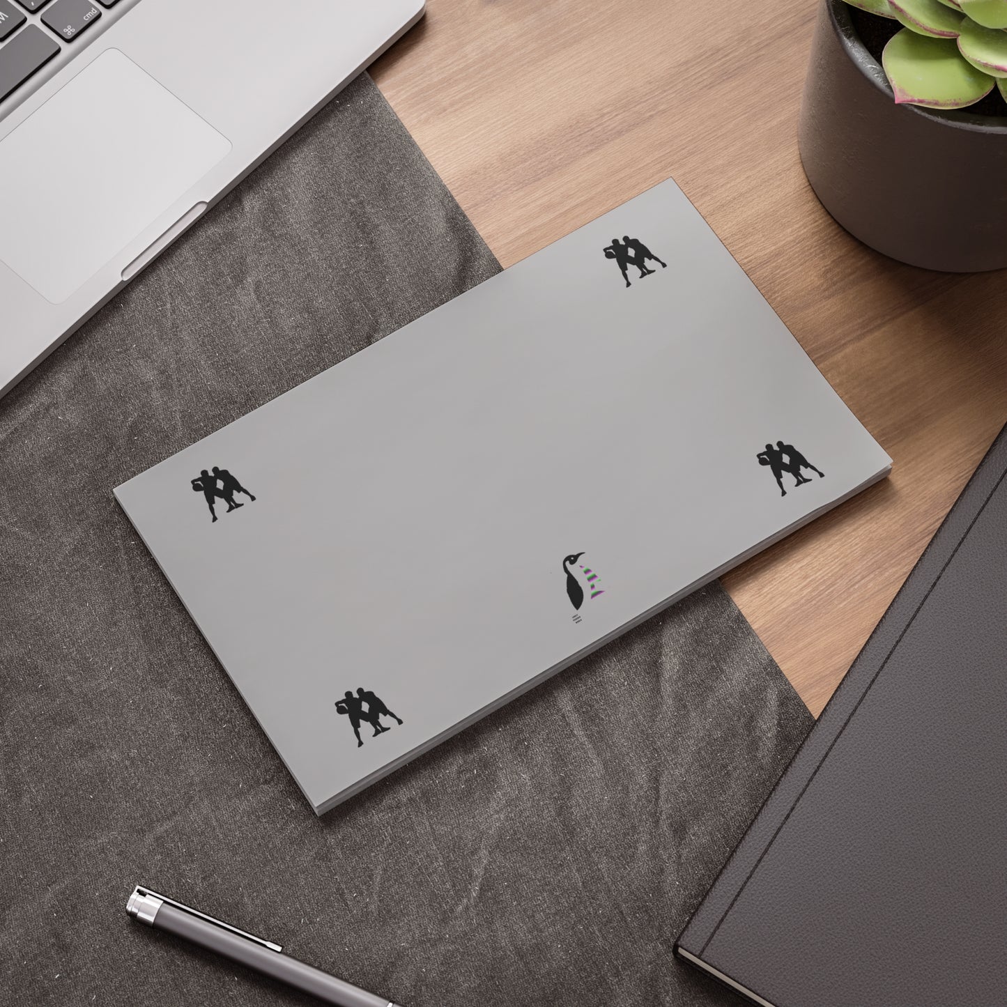 Post-it® Note Pads: Basketball Lite Grey