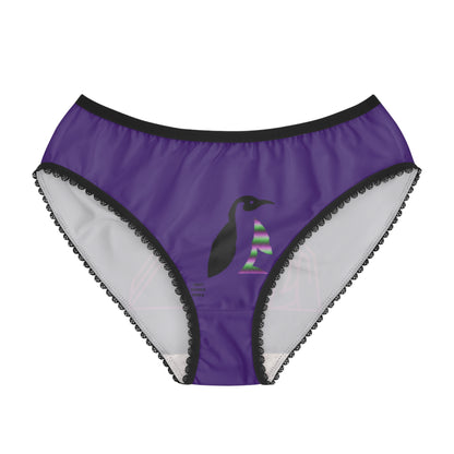 Women's Briefs: Bowling Purple