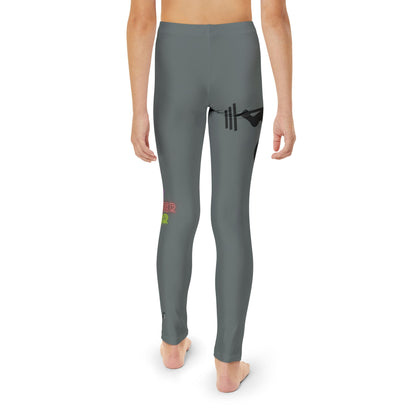 Youth Full-Length Leggings: Weightlifting Dark Grey