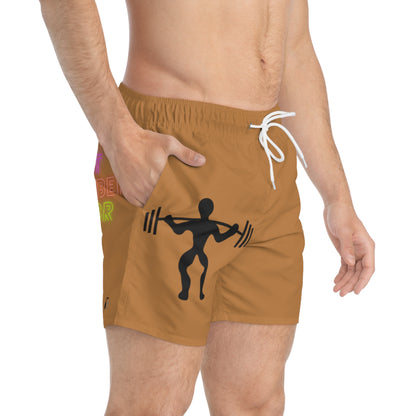 Swim Trunks: Weightlifting Lite Brown