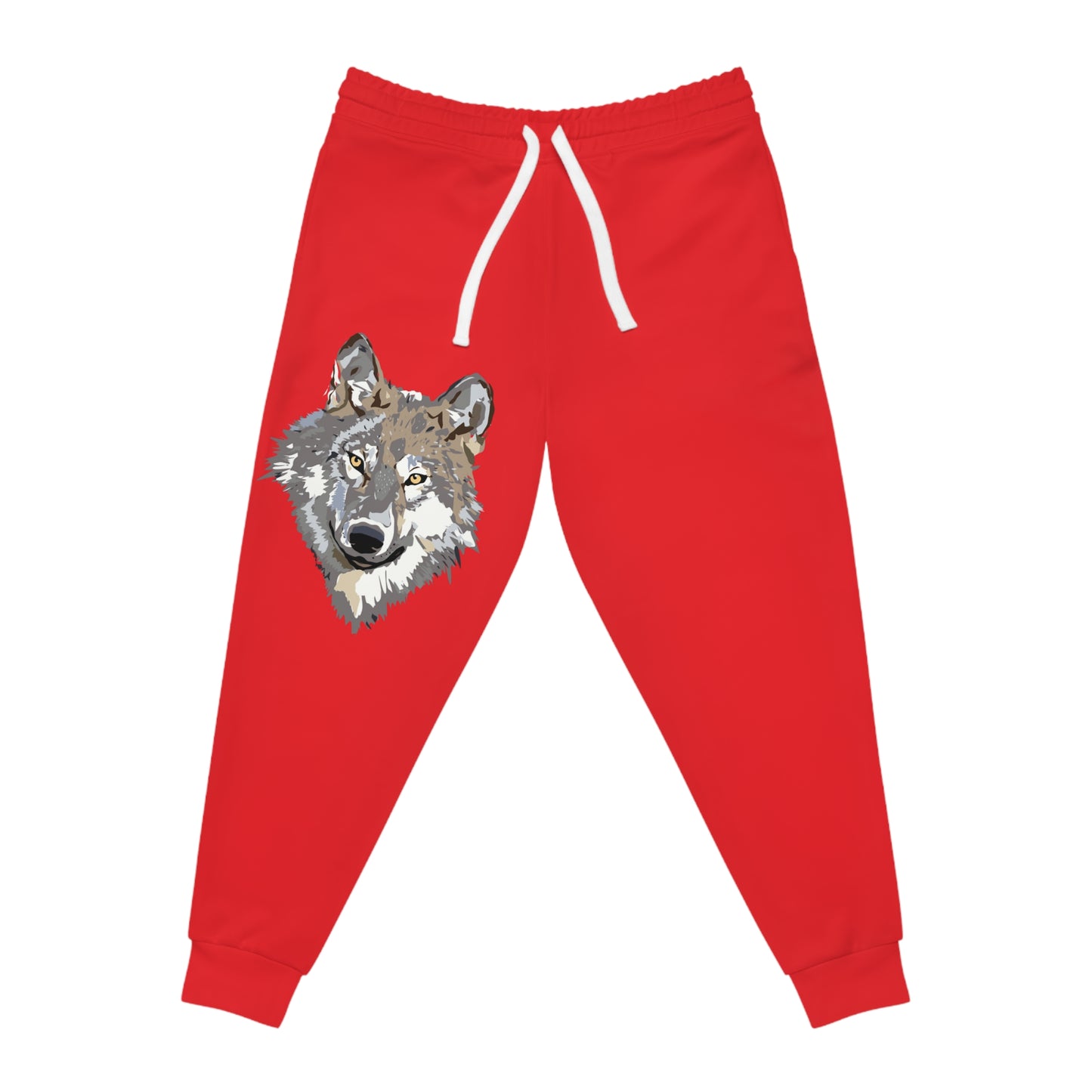 Athletic Joggers: Wolves Red